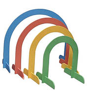 Дуги для активних дитячих ігор / Набір дерев'яних дуг 4 шт для дитячої фізкультури / Перекладини у спортзал