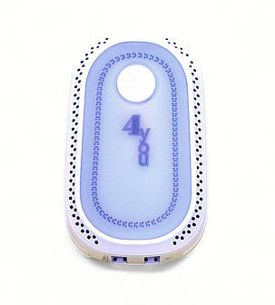 Зарядний пристрій USB 4you A42 зі швидкою зарядкою, з нічником (28W, 5A, Fast Charger QC 3.0, 2USB) white, фото 2