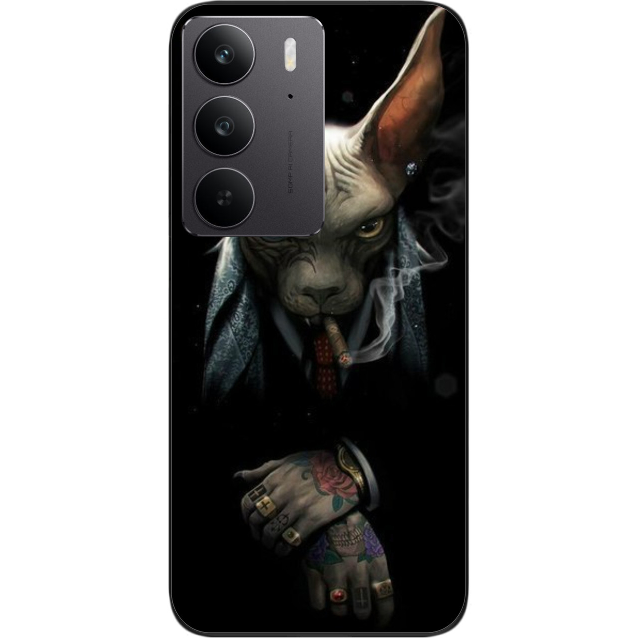 Силіконовий чохол Epik для Realme C75 4G з картинкою Кіт Бос, фото 1