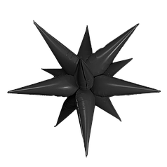 Зірка збірна 27" КИТАЙ-КТ 013 Пастель чорна (УП)