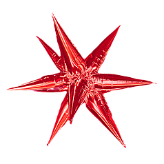 Зірка збірна 27" КИТАЙ-КТ 011 Металік червона (УП)