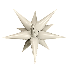 Зірка збірна 27" КИТАЙ-КТ 015 Сатин крем (УП)