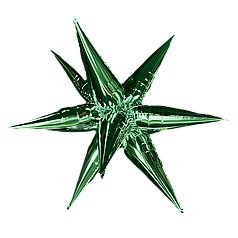 Зірка збірна 27" КИТАЙ-КТ 003 Металік зелена (УП)