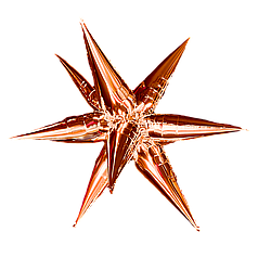 Зірка збірна 27" КИТАЙ-КТ 004 Металік помаранчева (УП)