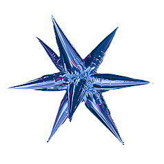 Зірка збірна 40" КИТАЙ-КТ 039 Металік синій (УП)