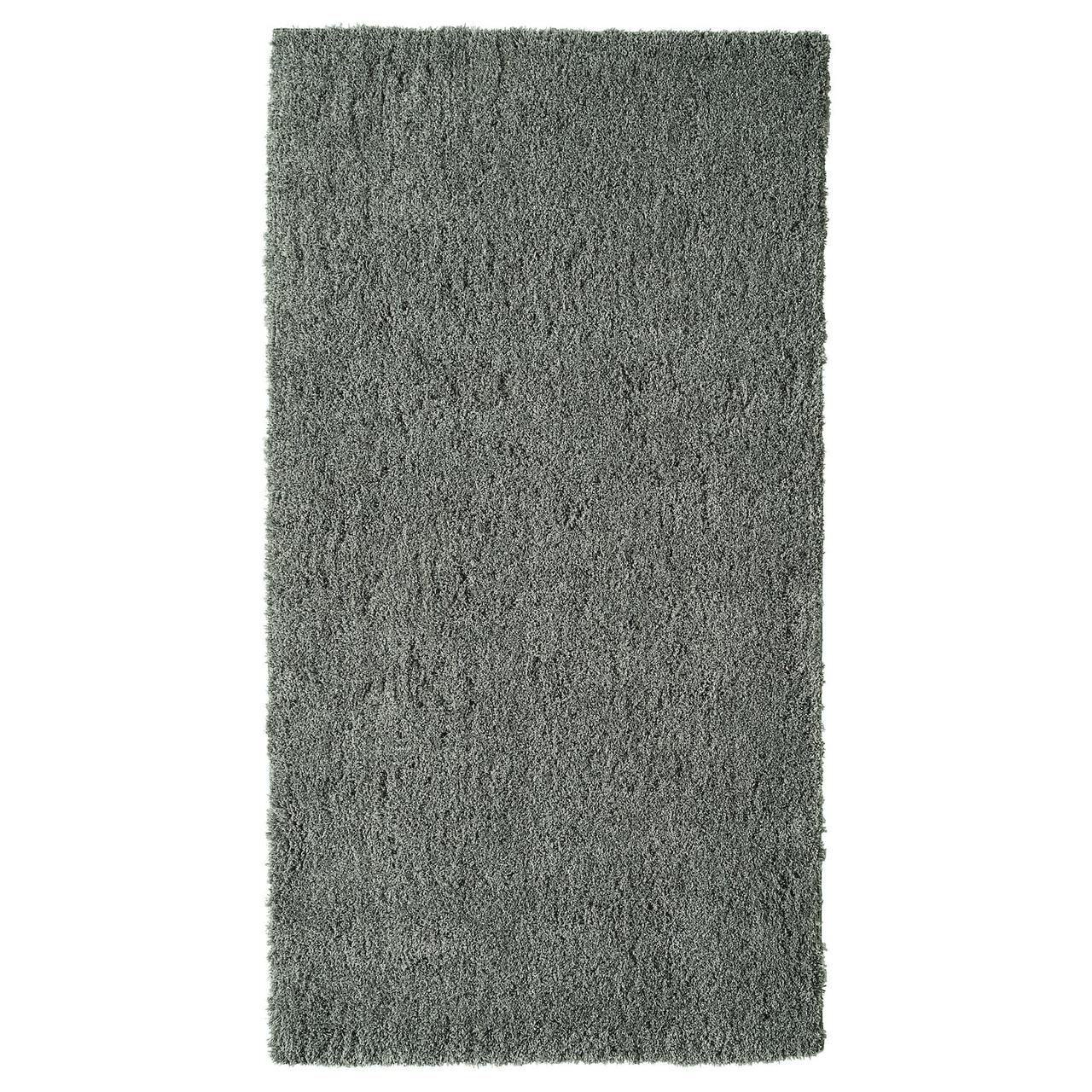 LINDKNUD Килим з довгим ворсом темно-сірий 80х150 см IKEA 504.787.25, фото 1