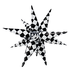 Зірка збірна 27" КИТАЙ-КТ 027 Шахова клітинка (УП)