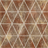 Панель стінова 3D 700х700х4мм Ромби коричневі вінтаж SW-00002007