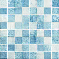 Панель стінова 3D 700х700х4мм Мозаїка блакитна SW-00002009