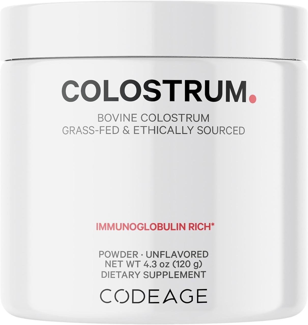 CodeAge Colostrum / Колострум молозиво корів трав'яної відгодівлі 120 г