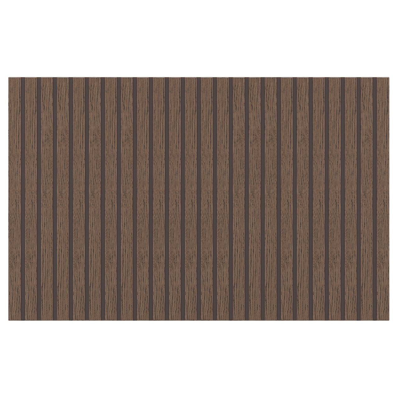 BJÖRKÖVIKEN Двері/лицьова панель ящика, дубовий шпон коричневого кольору, 60x38 см IKEA 104.909.51, фото 1