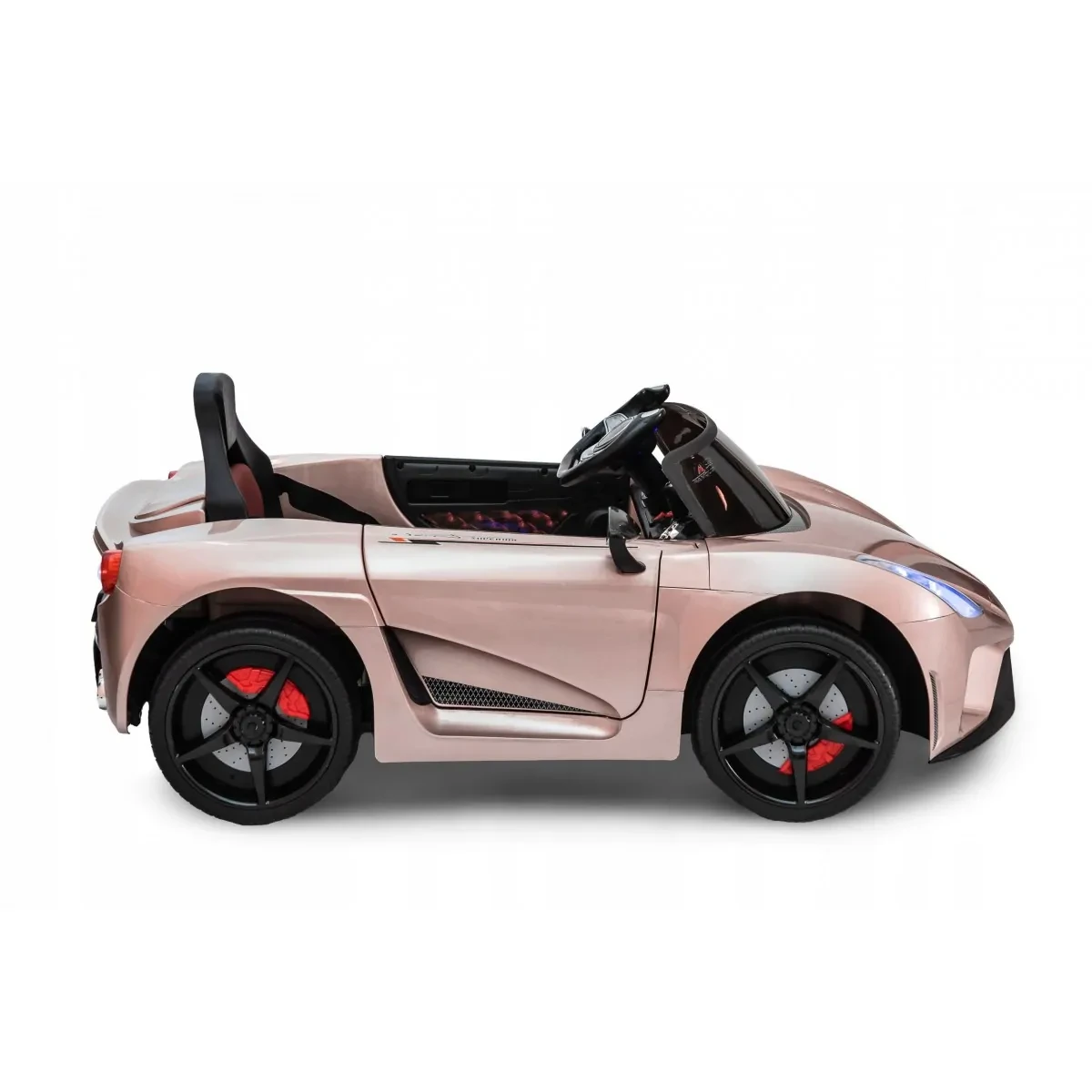 Одномісний електромобіль дитячий з музикою, 2 мотори по 30 Вт, пульт керування 2.4 G, навантаження 30 кг, фото 1