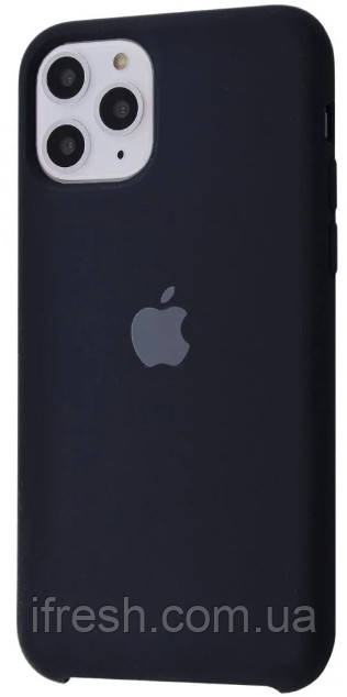 Чохол для iPhone 11 Pro — Силіконовий із мікрофіброю, Black (18), фото 1