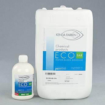 Латексний Клей ECOSAR MW116 для шкіри, шкірозамінника, тканини, замші, без запаху Італія, 0,5 л