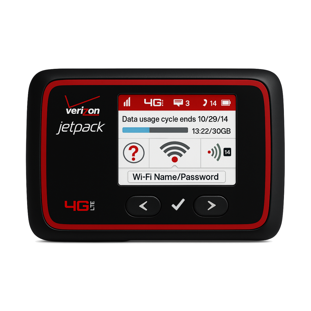 Мобільний модем 3G/4G wifi роутер Rev.B Novatel MiFi 6620L з дисплеєм чорного кольору, фото 1