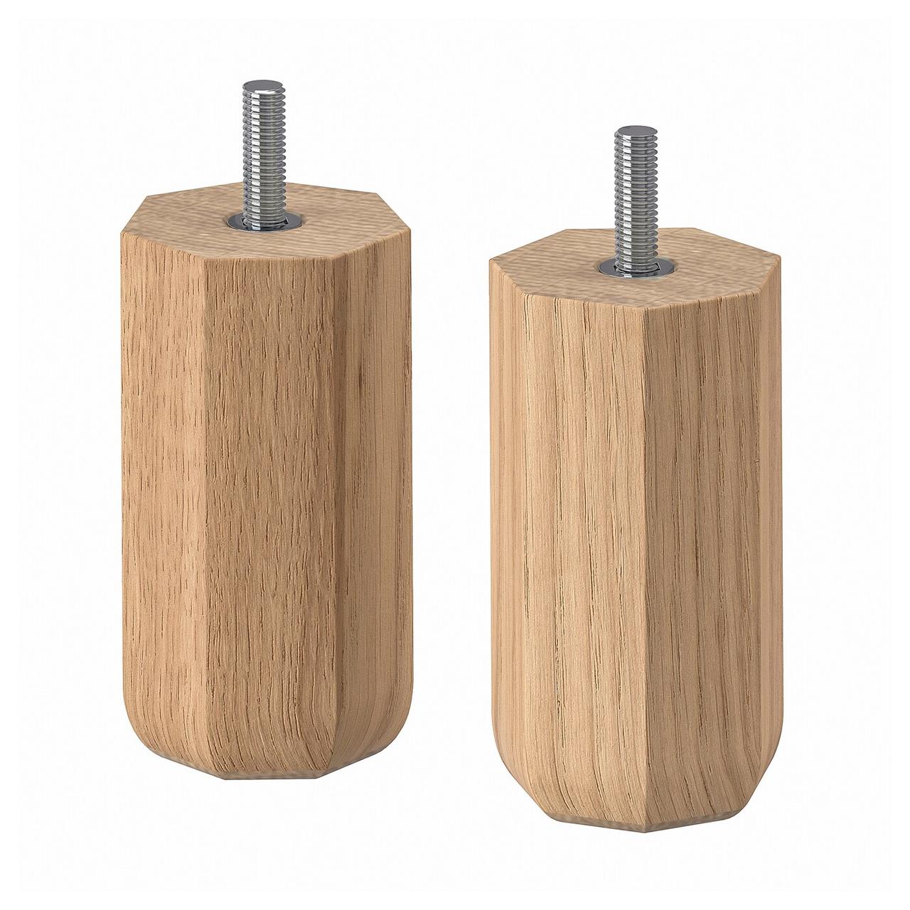 ULLARP Ніжка, дуб, 10см IKEA 504.899.22, фото 1