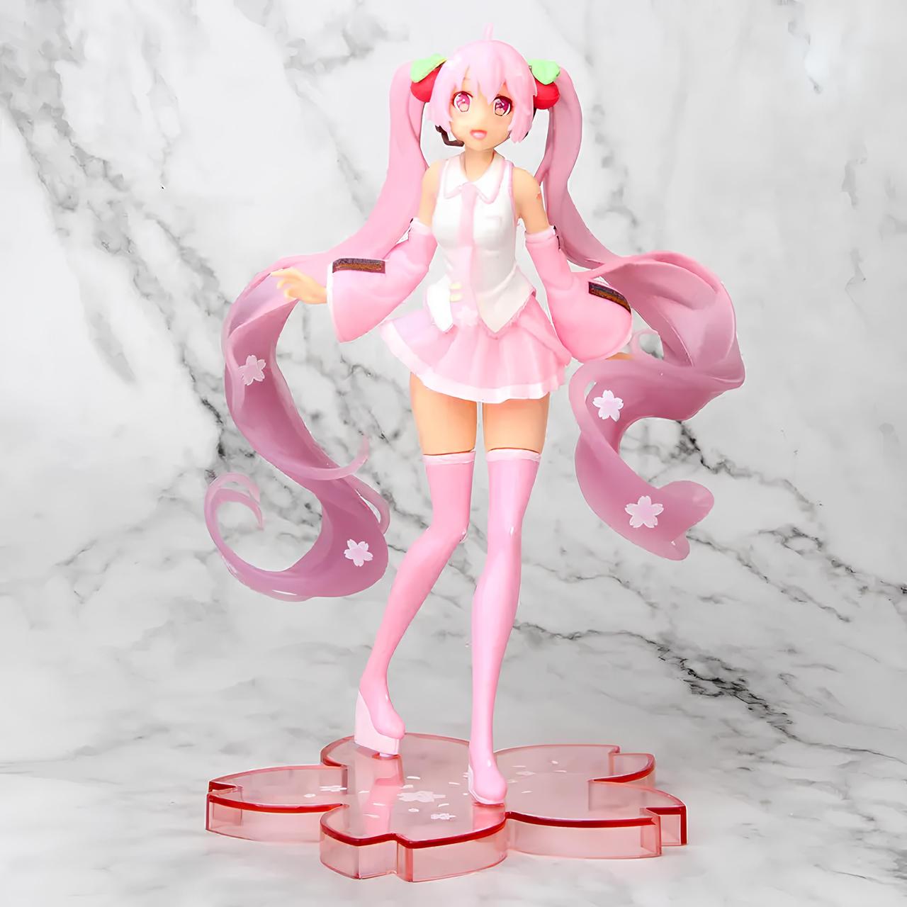 Колекційна аніме-фігурка Міку Хацуне Сакура, фігурка Hatsune Miku Sakura 15см, фото 1