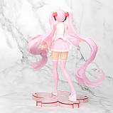 Колекційна аніме-фігурка Міку Хацуне Сакура, фігурка Hatsune Miku Sakura 15см, фото 3