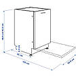 KALLBODA Вбудована посудомийна машина IKEA 700 60см IKEA 705.480.63, фото 4