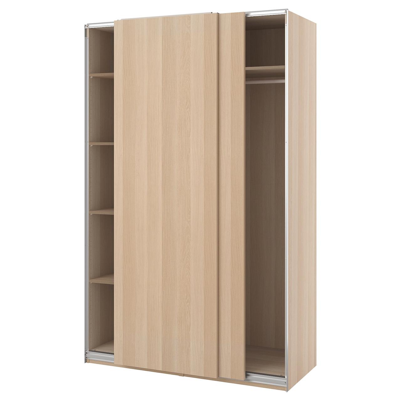 PAX/HASVIK Шафа, дуб білий/дуб білий, 150x66x236 см IKEA 094.359.70