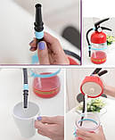 Резервуар RESTEQ для коктейлів у вигляді вогнегасника — ємність 1,5 л для алкоголю та напоїв, штоф-диспенсер для віскі, пива та, фото 7