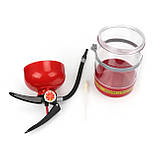 Резервуар RESTEQ для коктейлів у вигляді вогнегасника — ємність 1,5 л для алкоголю та напоїв, штоф-диспенсер для віскі, пива та, фото 8