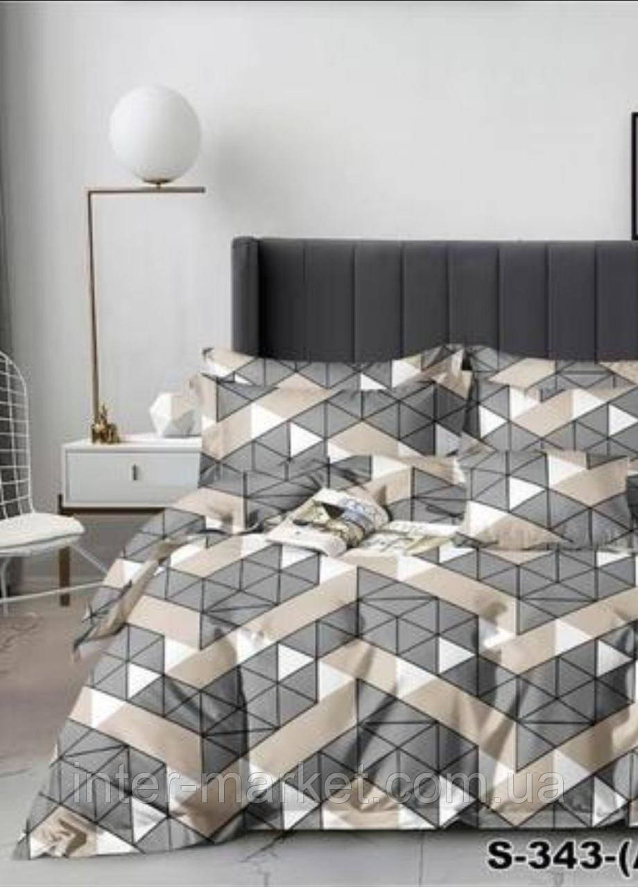 Двуспальний комплект якісної постільної білизни Бязь Gold Lux 180*200