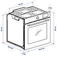 MÅGEBO Духовка з парою і термооб'єктом IKEA 500 black IKEA 905.570.61, фото 7