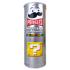 Чипси таємний смак супер маріо Прінглс Pringles super mario mystery flavour 165g 19шт/ящ (Код: 00-00017655)