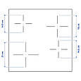 VILSTA Індукційна плита, IKEA 300 чорна, 59 см IKEA 905.577.25, фото 4