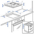 KOLSTAN Індукційна плита, IKEA 500 біла, 58 см IKEA 105.594.60, фото 7