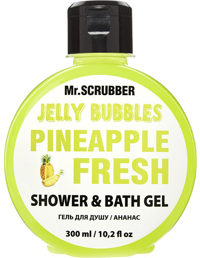Гель для душу Mr. Scrubber Jelly Bubbles Pineapple, 300 мл (4820200230825)