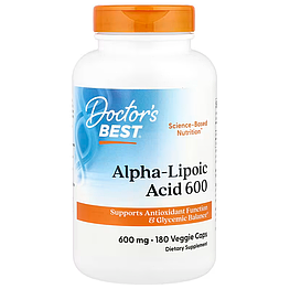 Alpha-Lipoic Acid 600 мг Doctor's Best 180 капсул