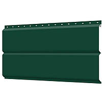 Металевий сайдинг ЄвроБрус (Дошка) Ral 6005 поліестер (зелений мох)