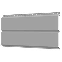 Металевий сайдинг ЄвроБрус (Дошка) Ral 9006 поліестер (срібло)