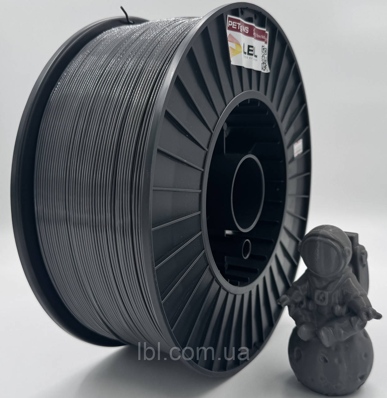 PETG WS (CoPET) пластик для 3D принтера 3.0 кг / 960 м / 1.75 мм / Сірий