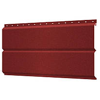 Металевий сайдинг ЄвроБрус (Дошка) Ral 3005 мат (червоне вино)