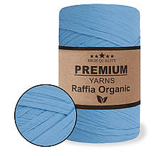 Premium Yarn Raffia Organic, Блакитний No30