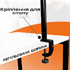 Штатив тримач з кріпленням до столу Veron TA-S44 для телефону, штатив для фотоапарата, камери, лампи, фото 5