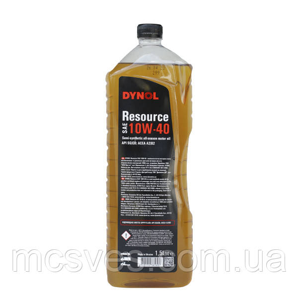 Моторне мастило DYNOL Resource SAE 10W-40 1,5 L, фото 1