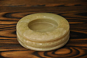 Попільничка з натурального каменю онікс, 10 см