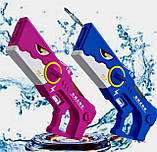 Водяний Бластер на Акумуляторі Електричний водяний пістолет з автоматичним насосом для дітей, фото 4