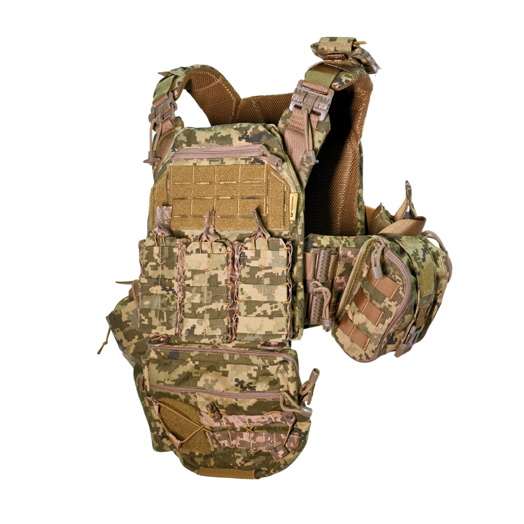 Плитоноска DFP GEN 3 з 9 підсумками - Піксель, фото 1