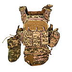 Плитоноска DFP GEN 3 з 9 підсумками - Піксель, фото 3