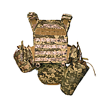 Плитоноска DFP GEN 3 з 9 підсумками - Піксель, фото 2