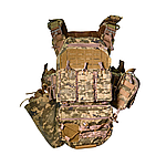 Плитоноска DFP GEN 3 з 9 підсумками - Піксель, фото 4