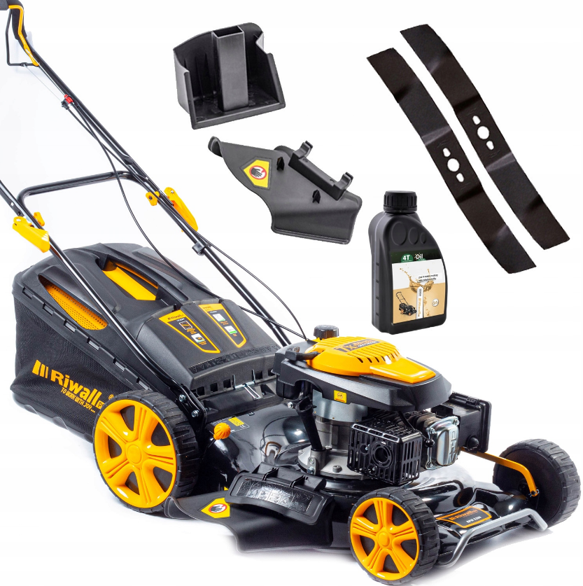 Газонокосарка бензинова Riwall 70л 53см (Чехія), фото 1