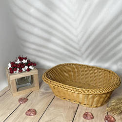 Кошик для хліба плетений 24х17х7см Helios 7307