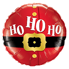 НР347 Коло 18" КИТАЙ-КТ Ho Ho Ho - ремінь Санти