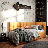 Ліжко дитяче з м'якими бортиками LION "Флексі" M_od4 арт топ склад